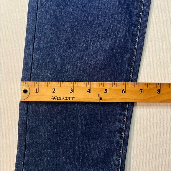 NWT Wonder Nation Girl's Dark Blue Straight Leg Jeans Clean Core Size 8 (H1) - Picture 3 of 7